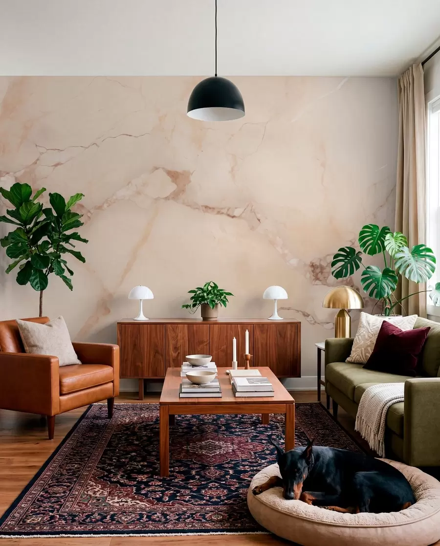 wall murals Marble Effect w05348