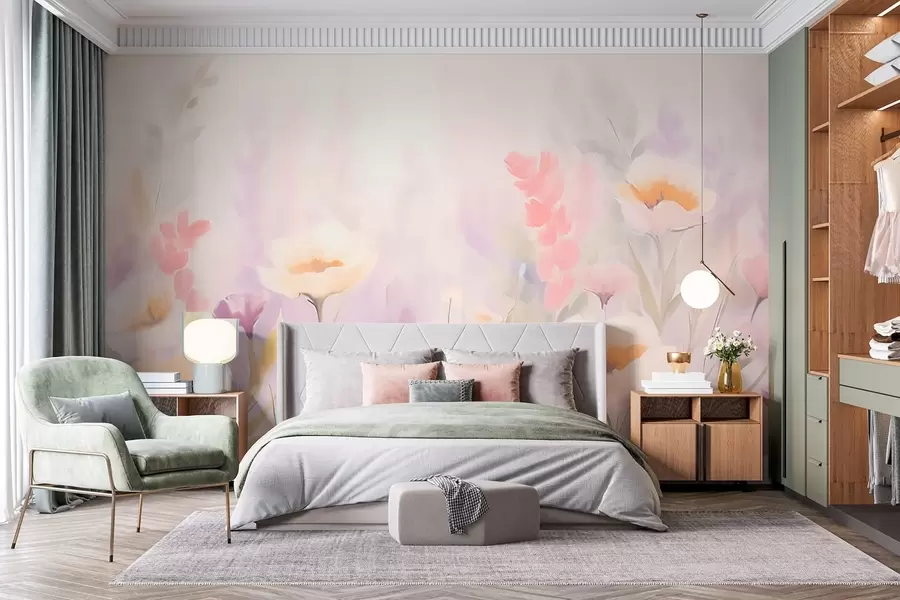 wall murals Wildflowers w05032