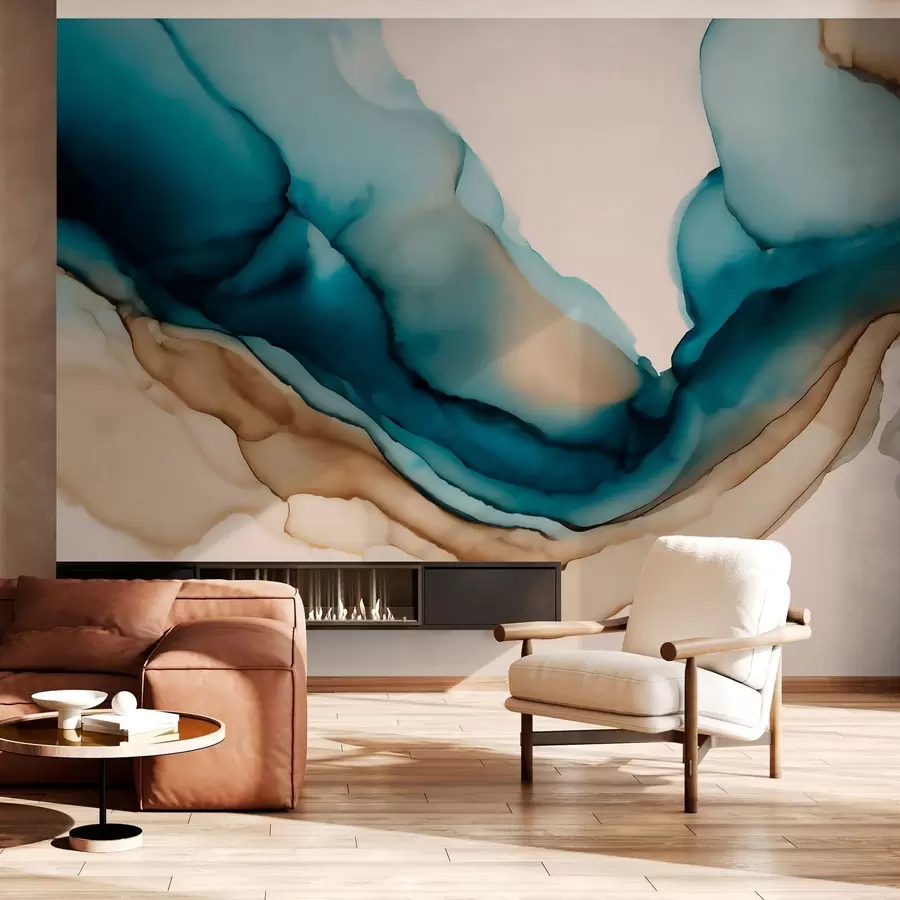 wall murals abstract texture in alcohol ink style w05238