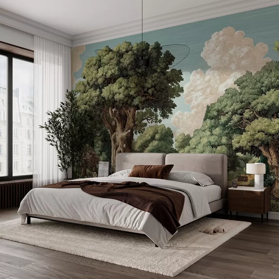 wall murals A forest w05333