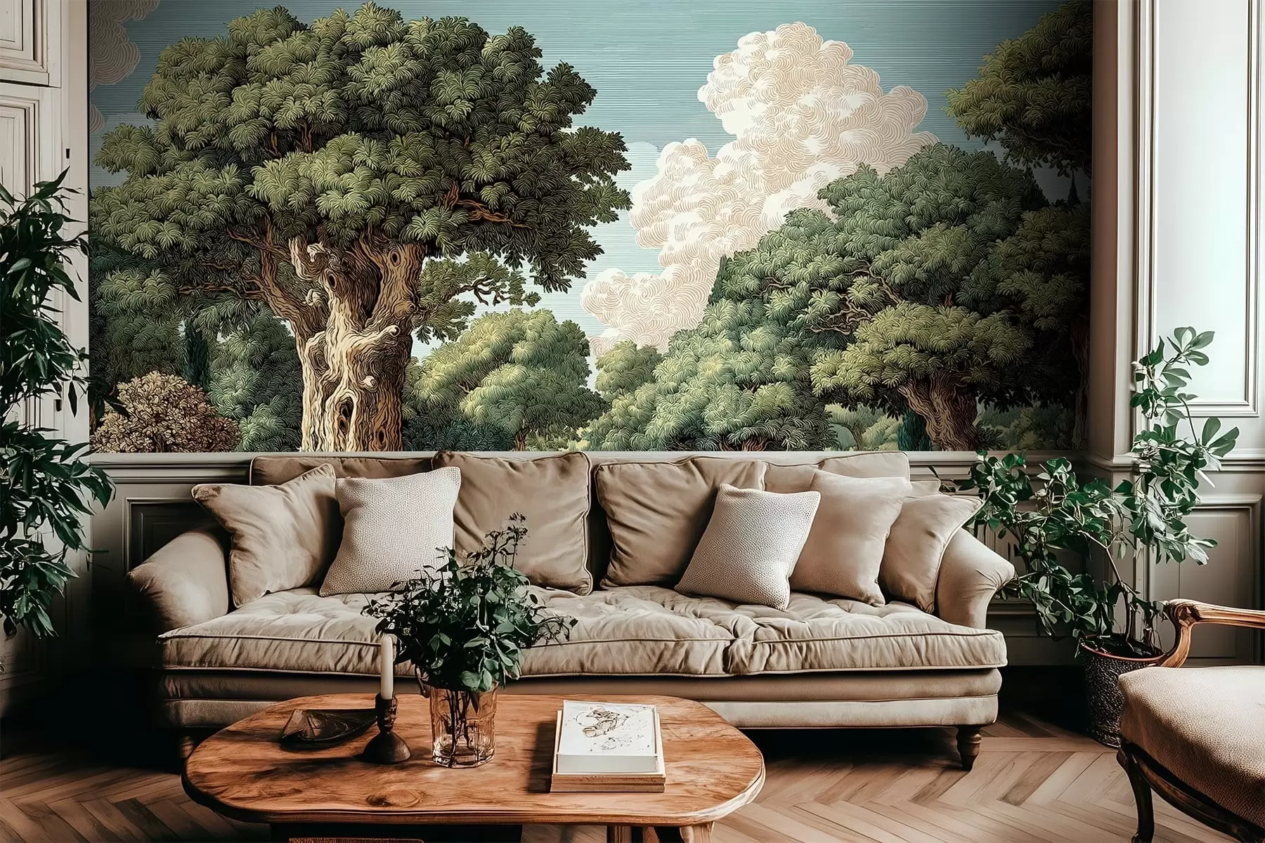 wall murals A forest w05333