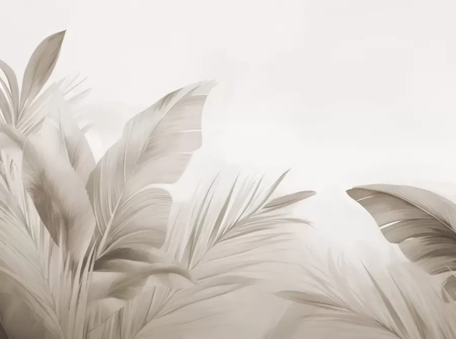wall murals Banana leaves, long leaves w05377