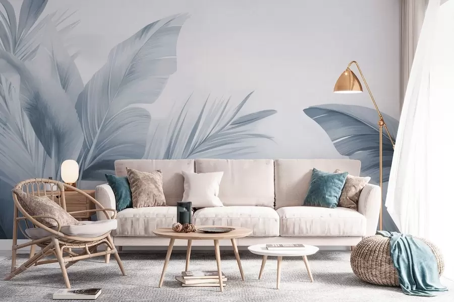wall murals Banana leaves, long leaves w05377v1
