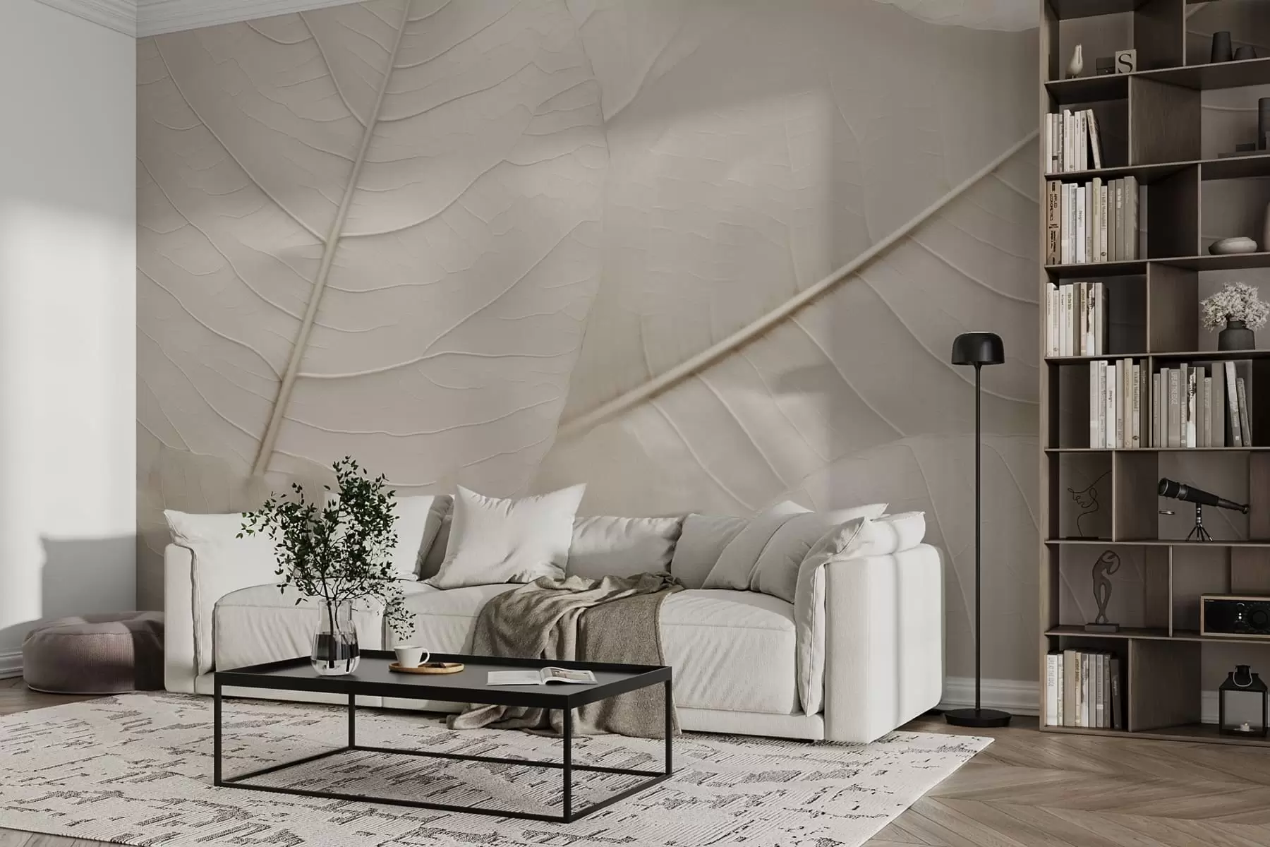 wall murals Elegant Leaf w05328