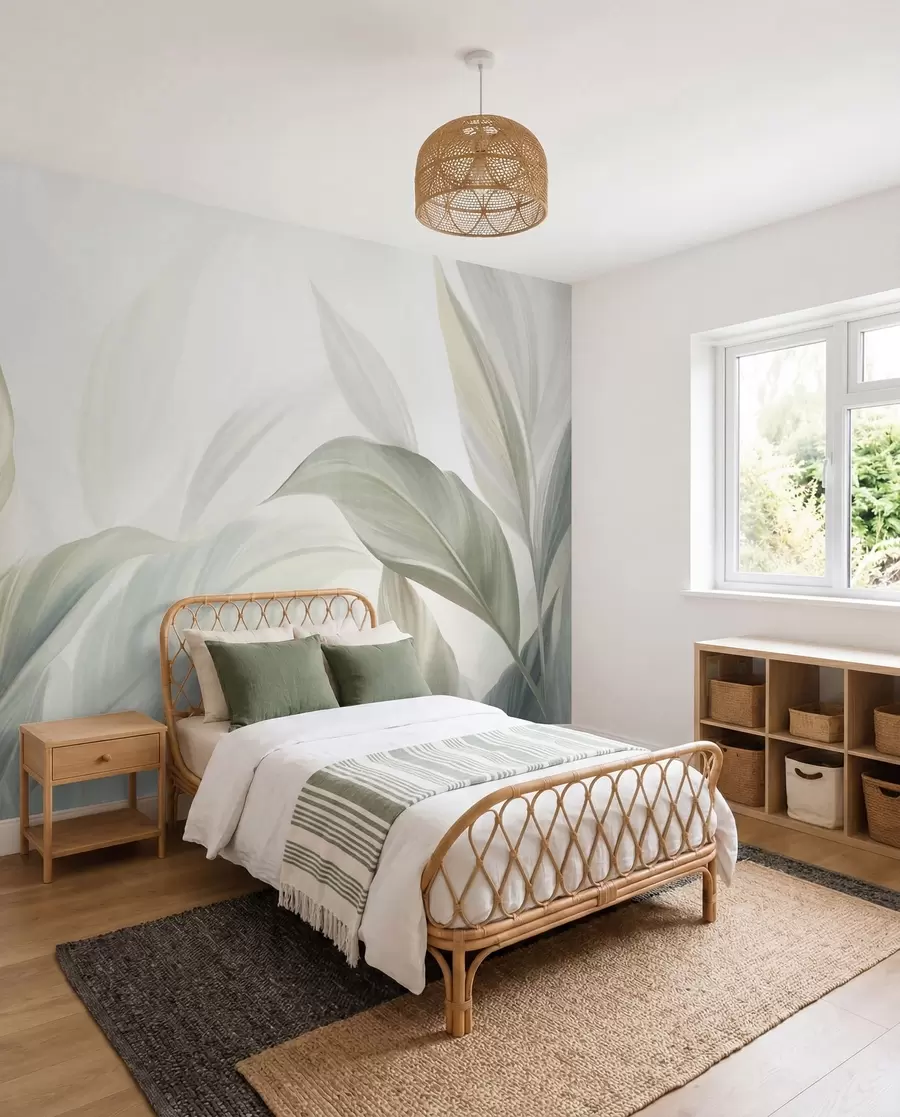 wall murals Sage Leaves w09816