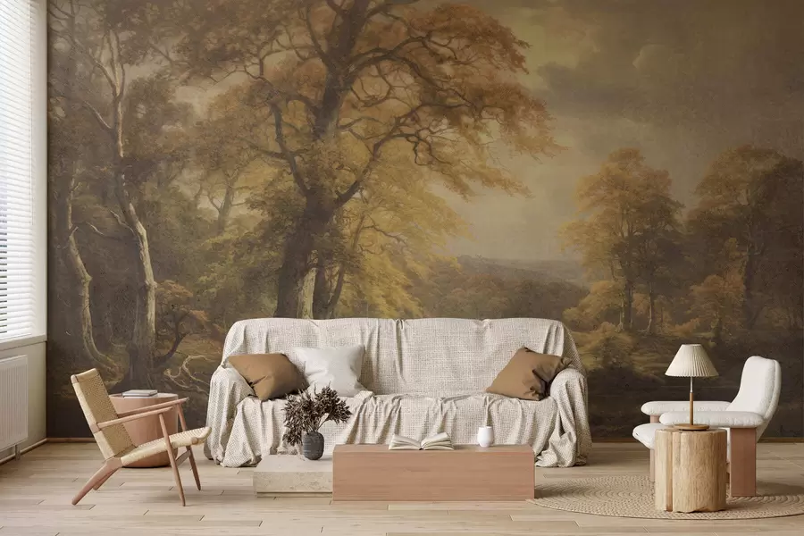 wall murals Vintage forest w05447
