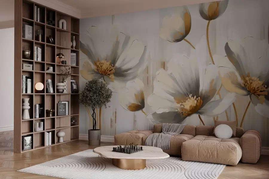 wall murals Classic Flowers w05112