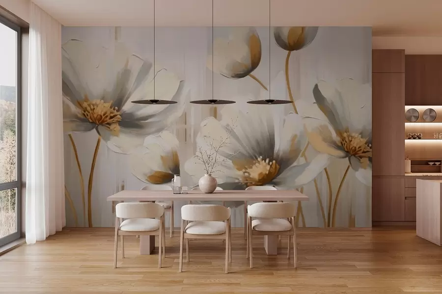 wall murals Classic Flowers w05112