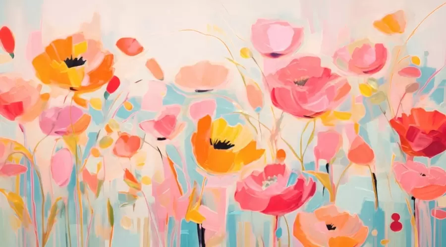 wall murals Poppy w05380