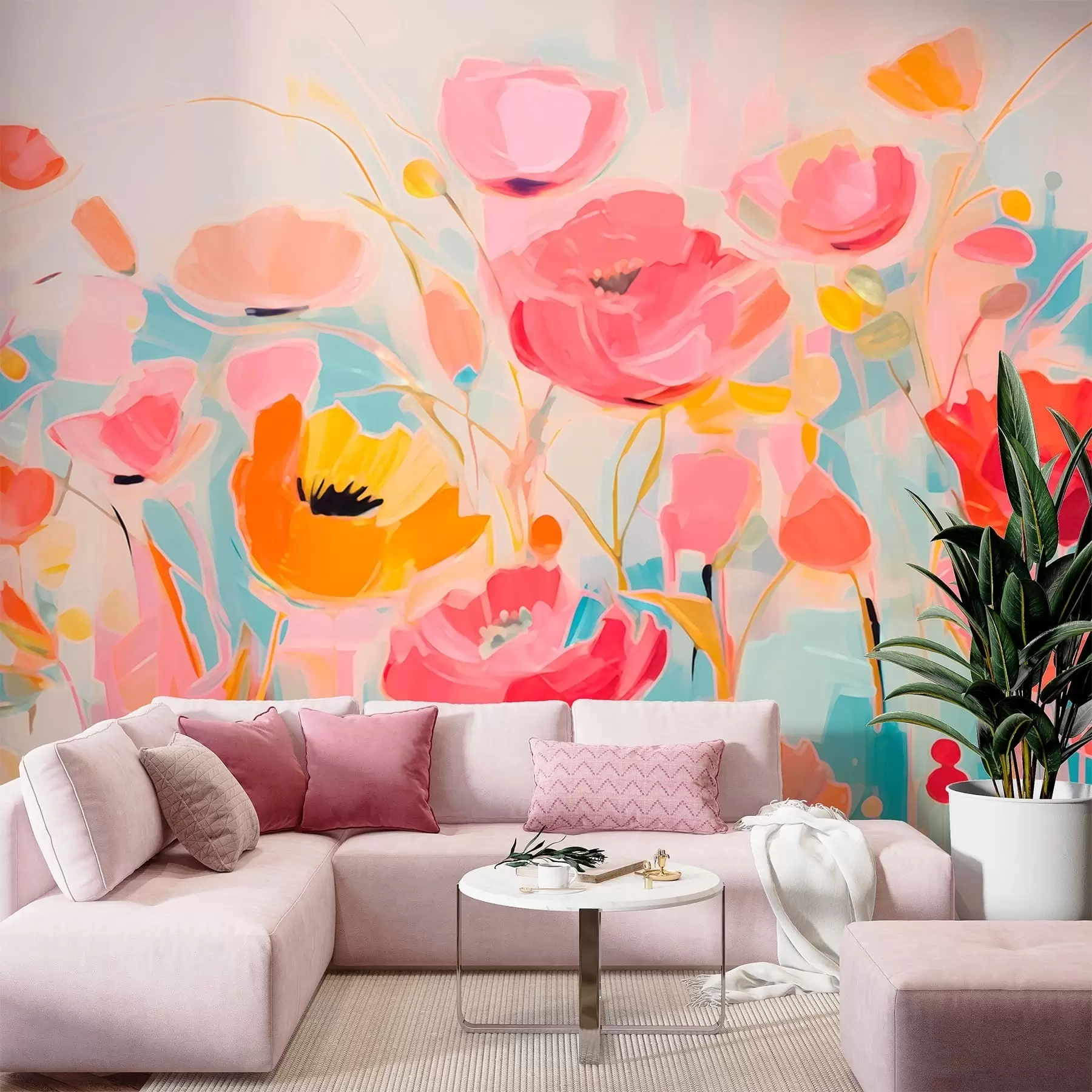 wall murals Poppy w05380