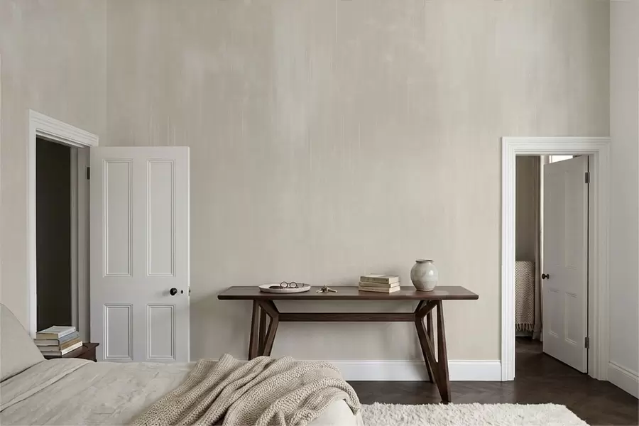 wall murals Light beige background with subtle vertical texture w05121