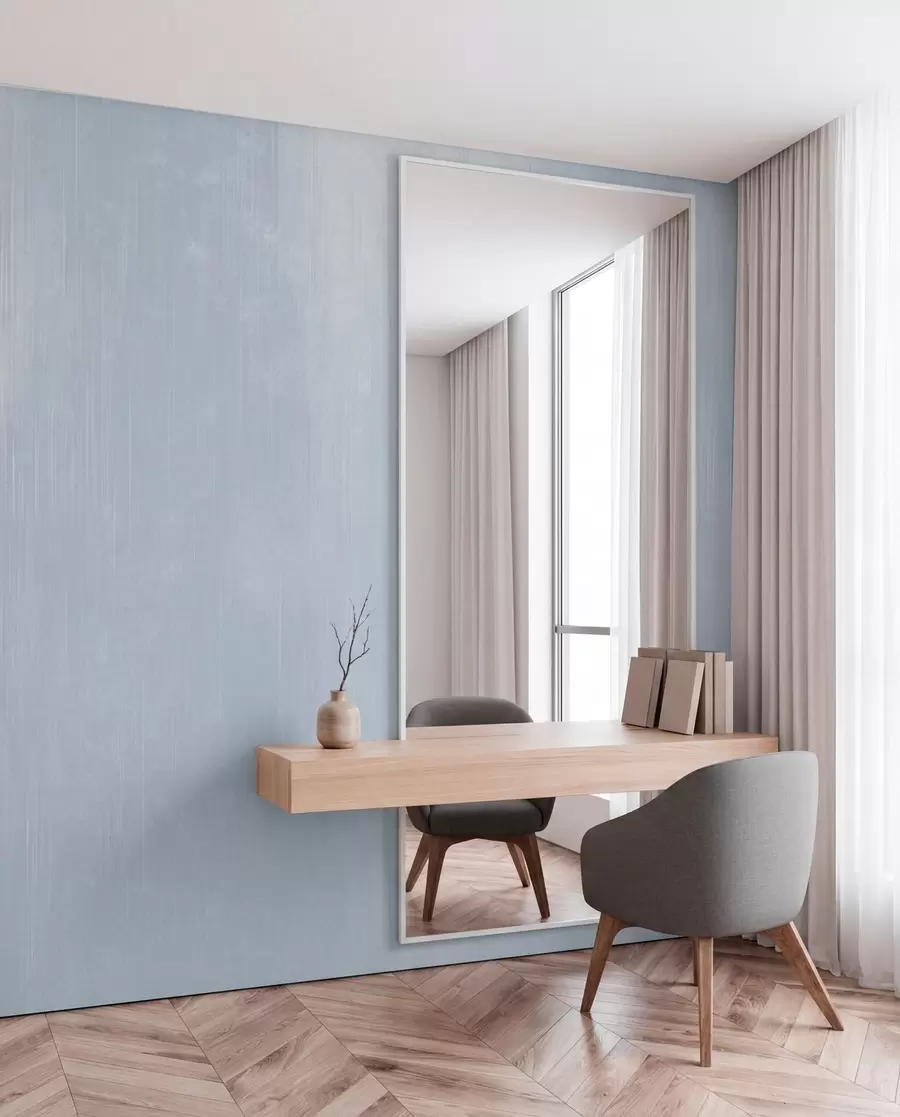 wall murals Light blue background with soft vertical texture w05121v1