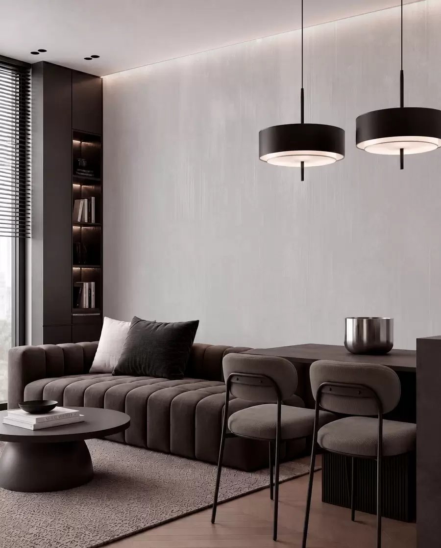 wall murals Light gray background with even vertical texture w05121v4
