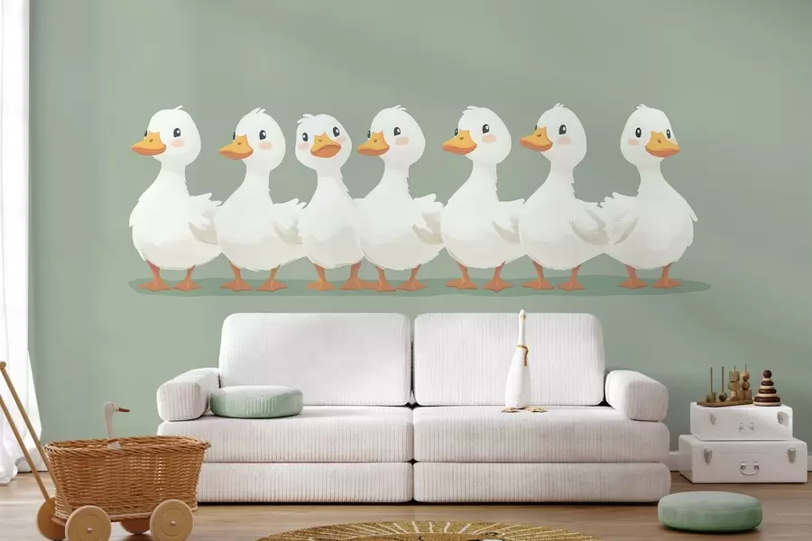 wall murals Funny ducklings w05496
