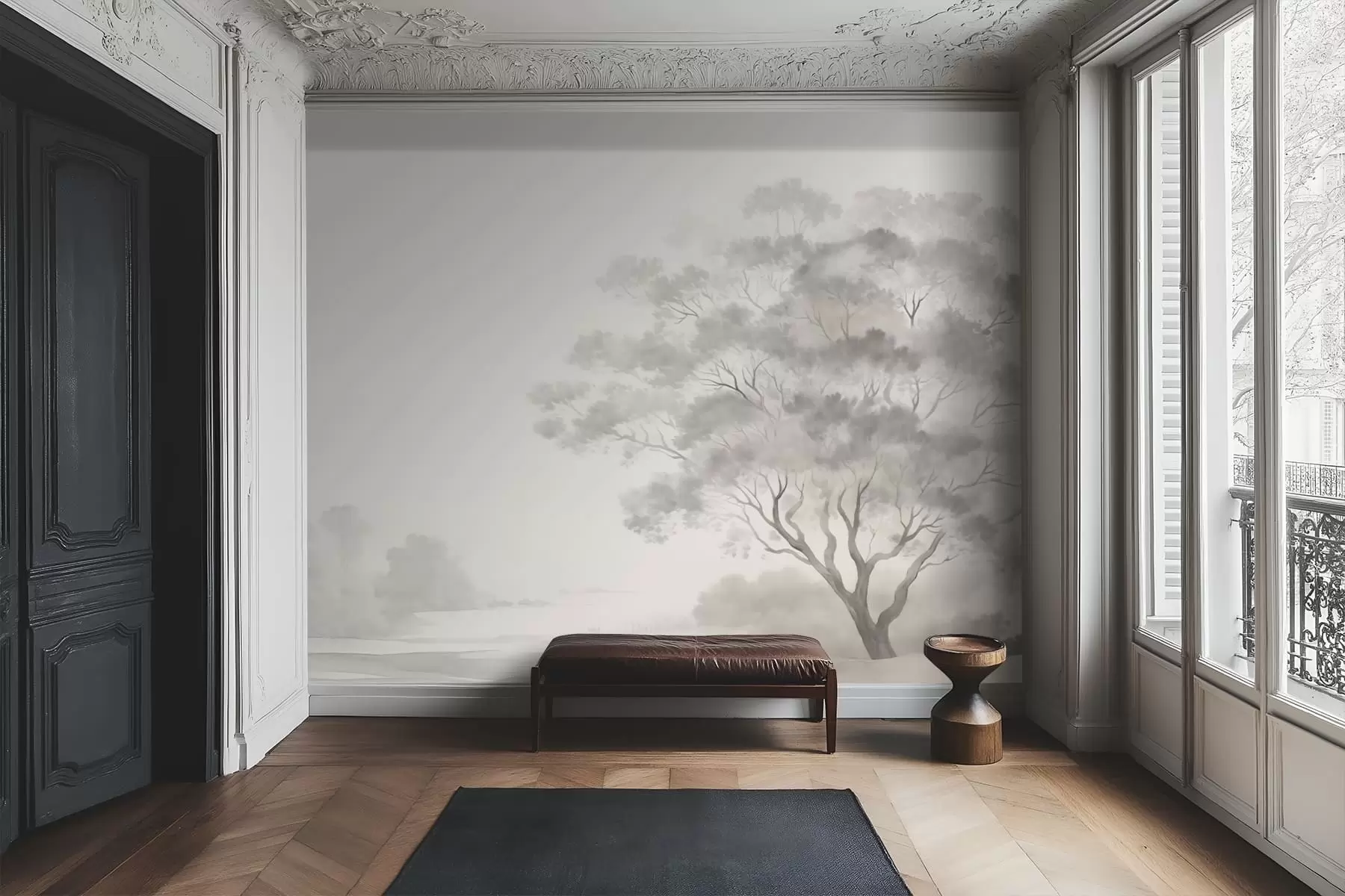 wall murals Tree in Haze w05477