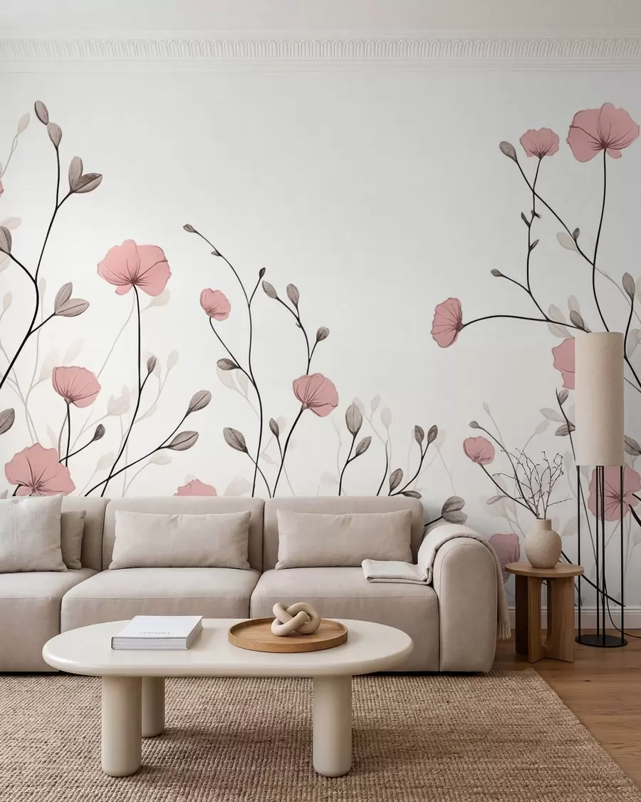 wall murals Wildflowers w05485