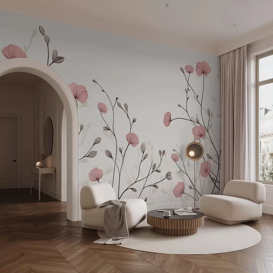 wall murals Wildflowers w05485