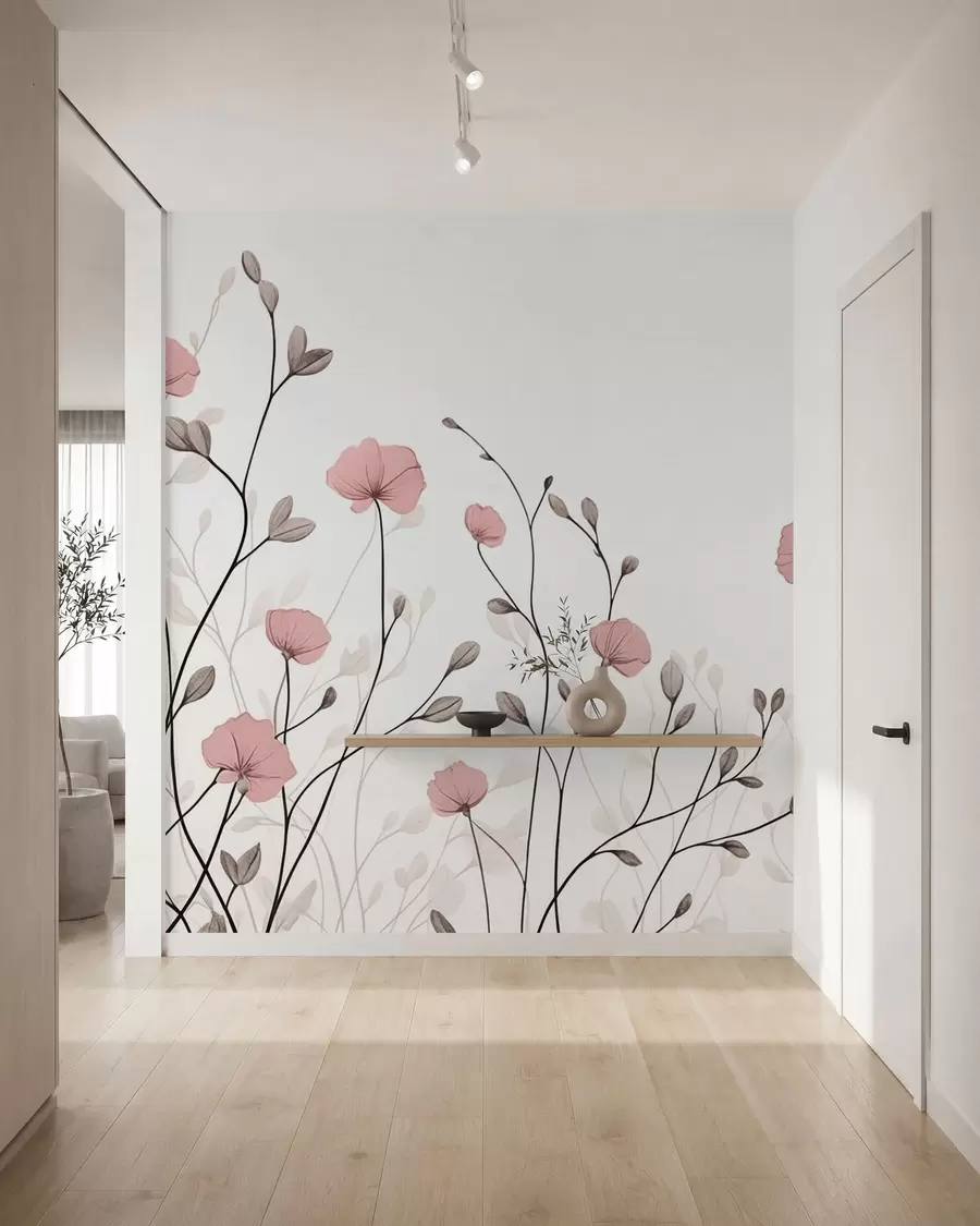 wall murals Wildflowers w05485