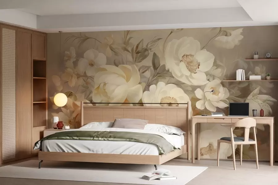 wall murals Lush bouquet w05491