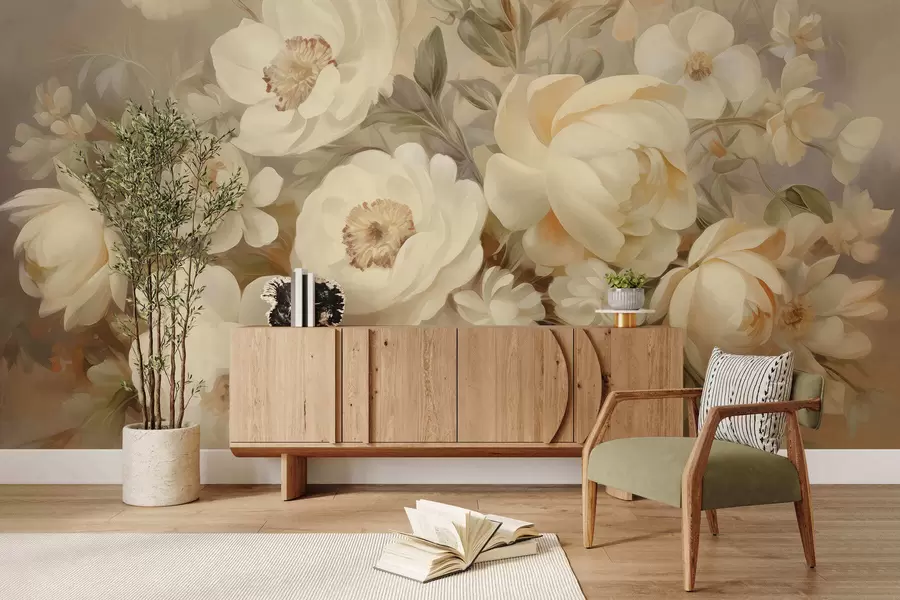 wall murals Lush bouquet w05491