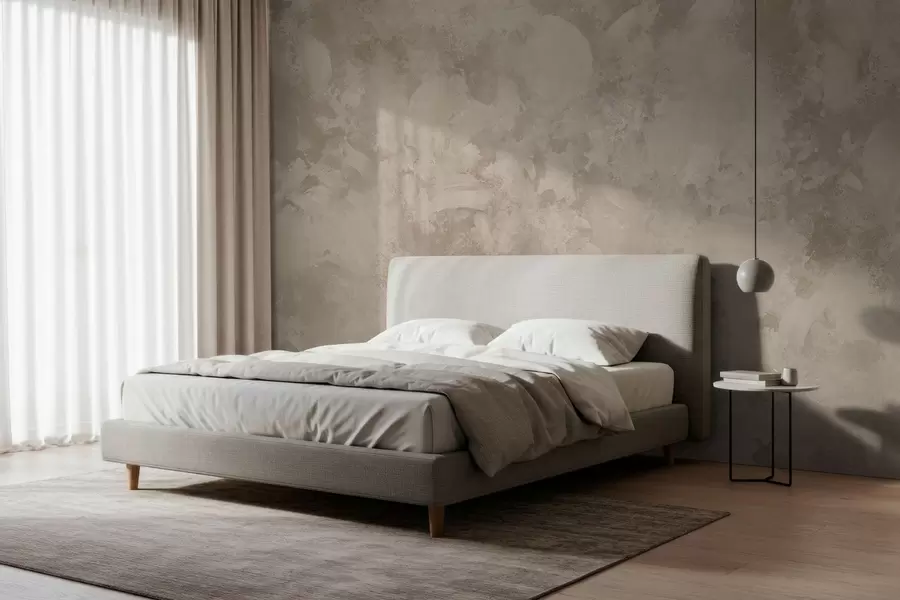 wall murals Minimalism abstract brush texture in beige tones w05160