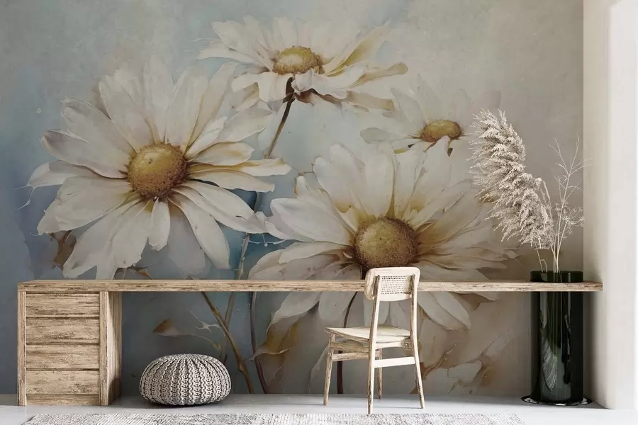 wall murals Floral lightness, daisies w09776