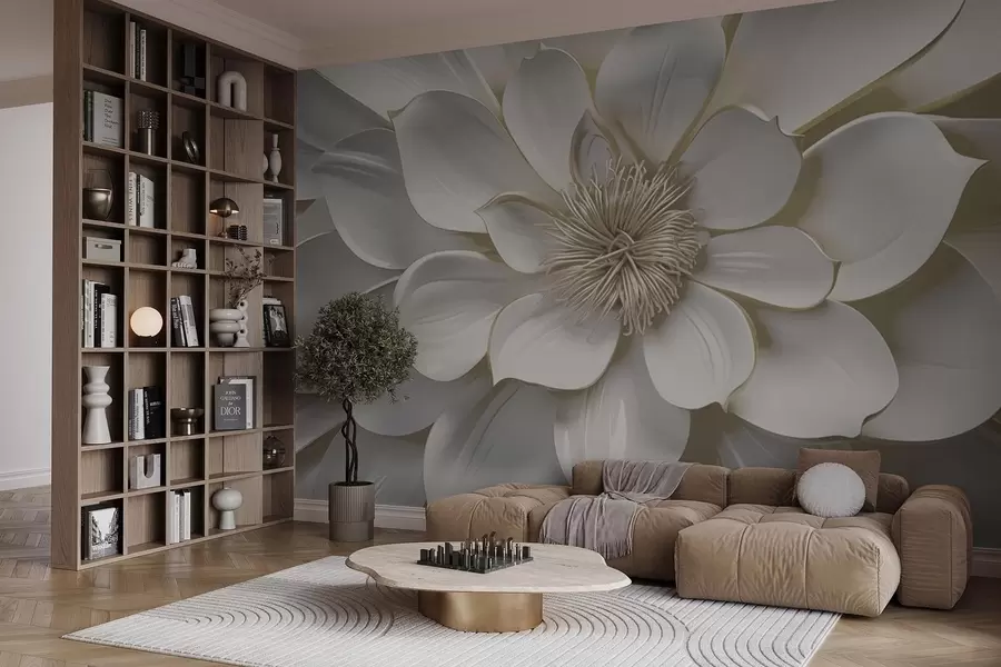 wall murals Floral sculpture w09777