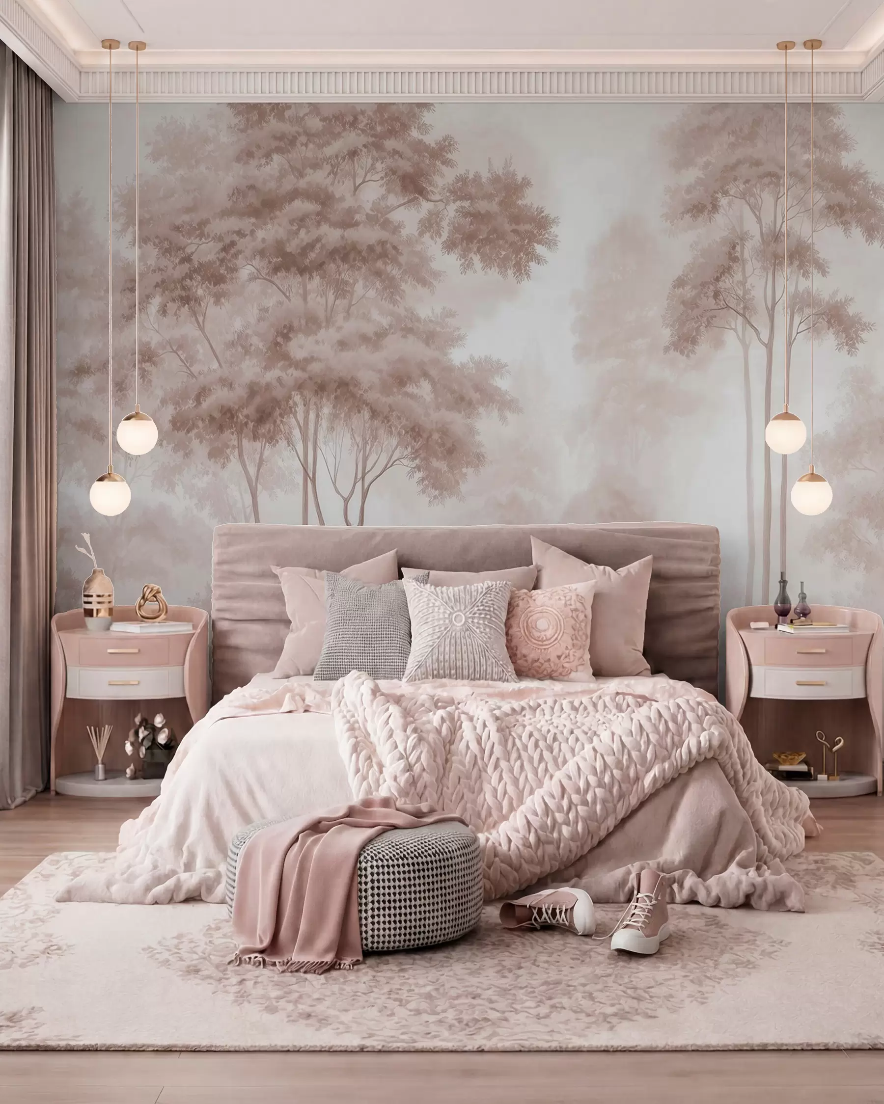 wall murals Quiet Grove w09657
