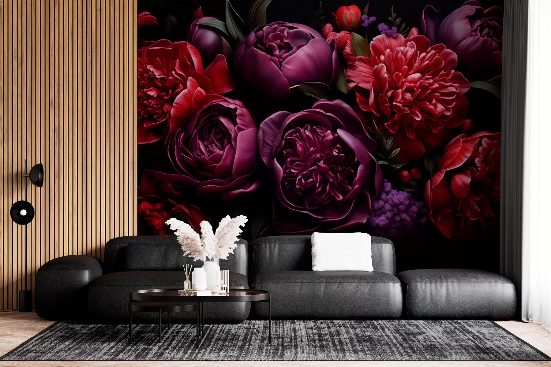wall murals Peonies w05513