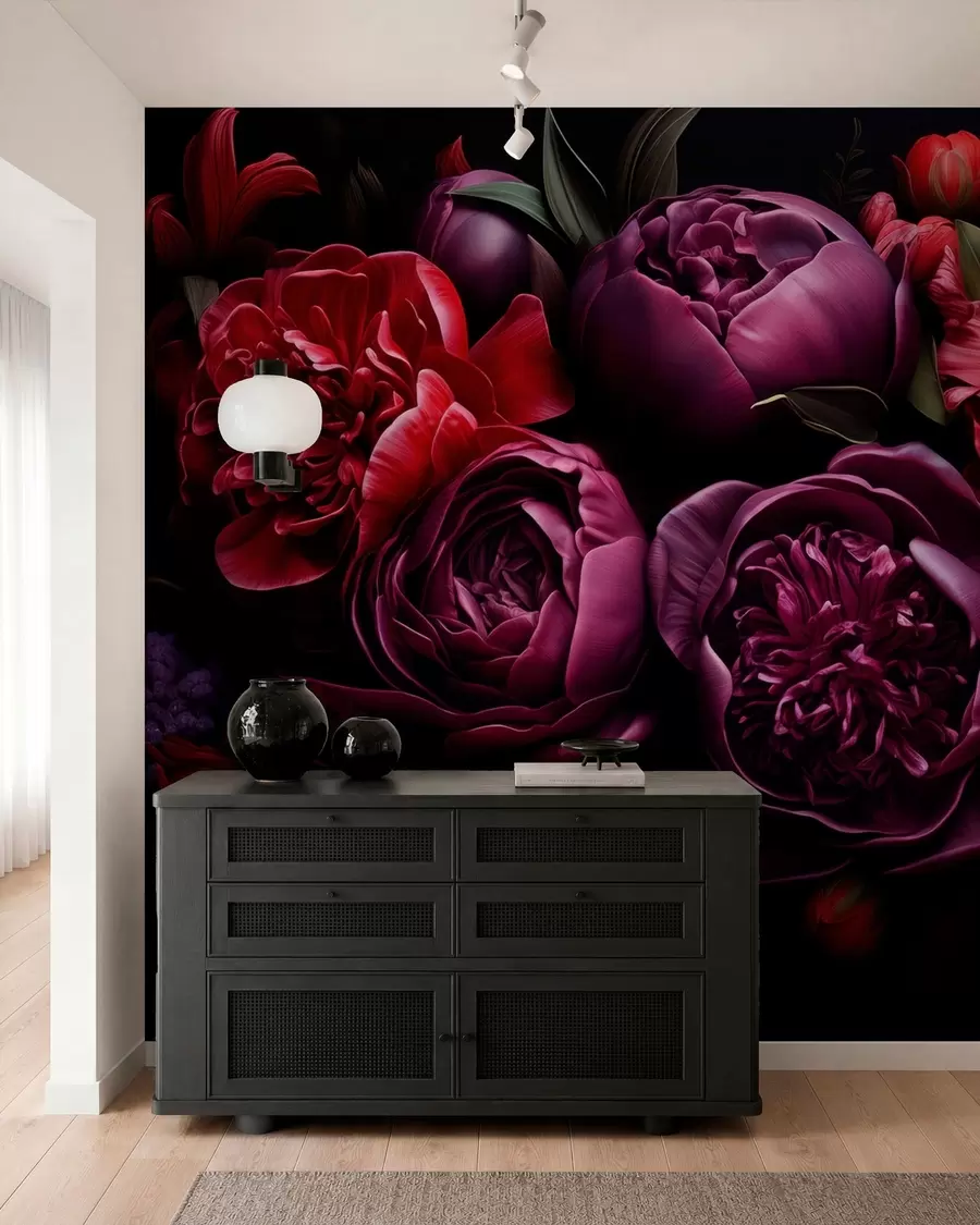 wall murals Peonies w05513