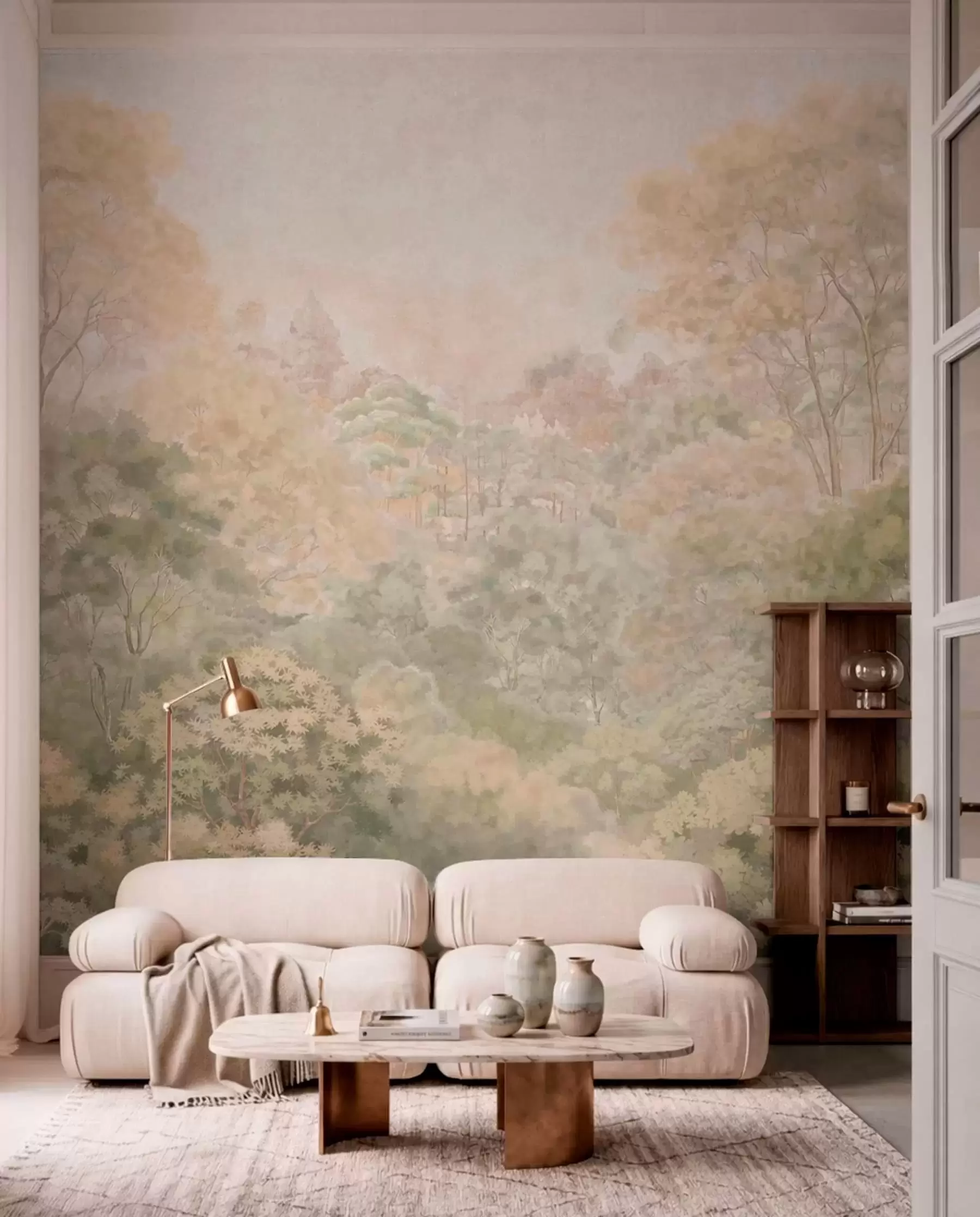 wall murals Olive Woodland View w05433