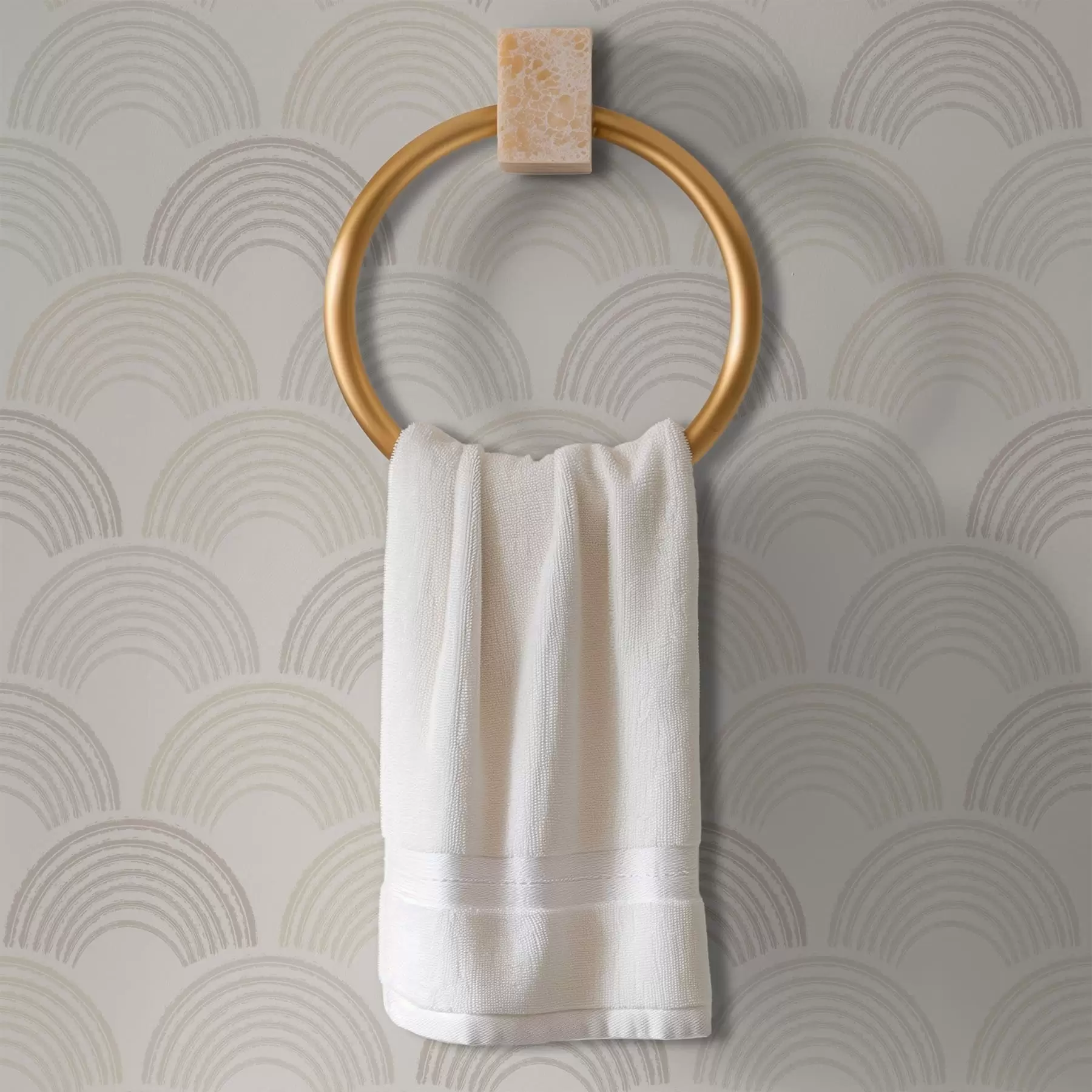 wall murals Light neutral arches in repeating pattern a01164v3