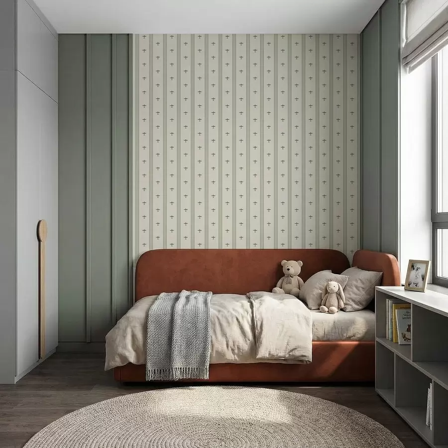 wall murals Small airplanes in vertical stripes a01171v3