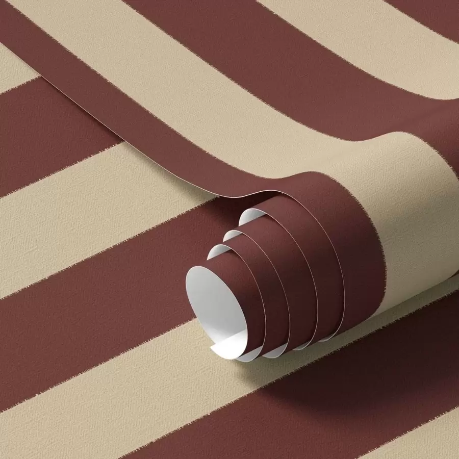 wall murals Red and beige vertical stripes a01179