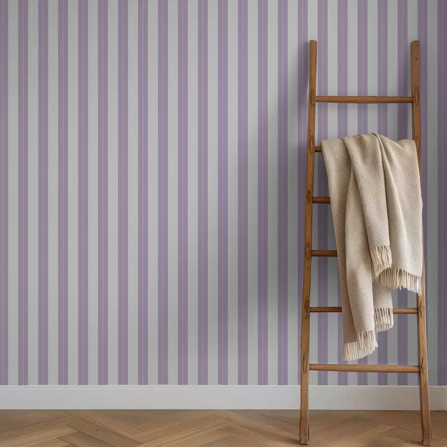 wall murals Light purple and gray vertical stripes a01181v3
