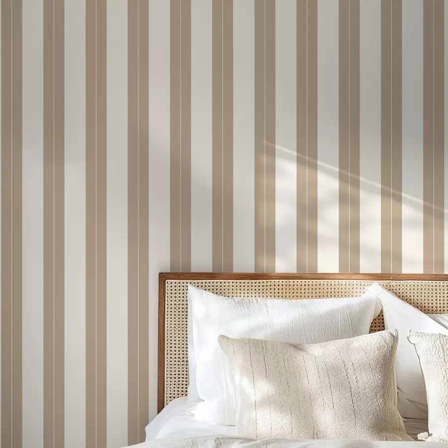 wall murals Beige vertical stripes in Minimalism style a01181v4