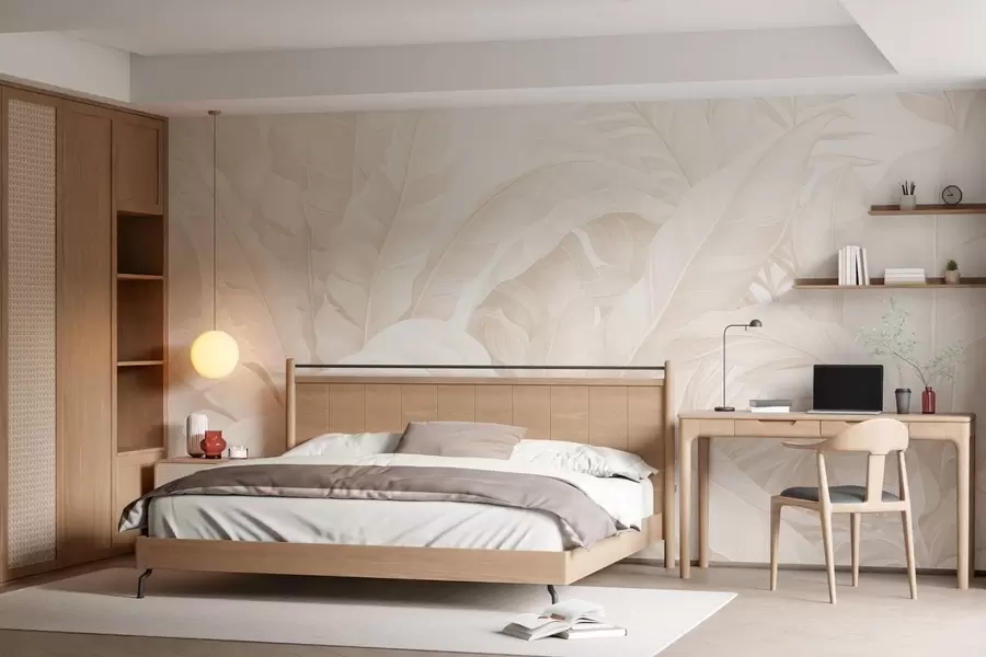 wall murals Vintage tropical leaves w05518
