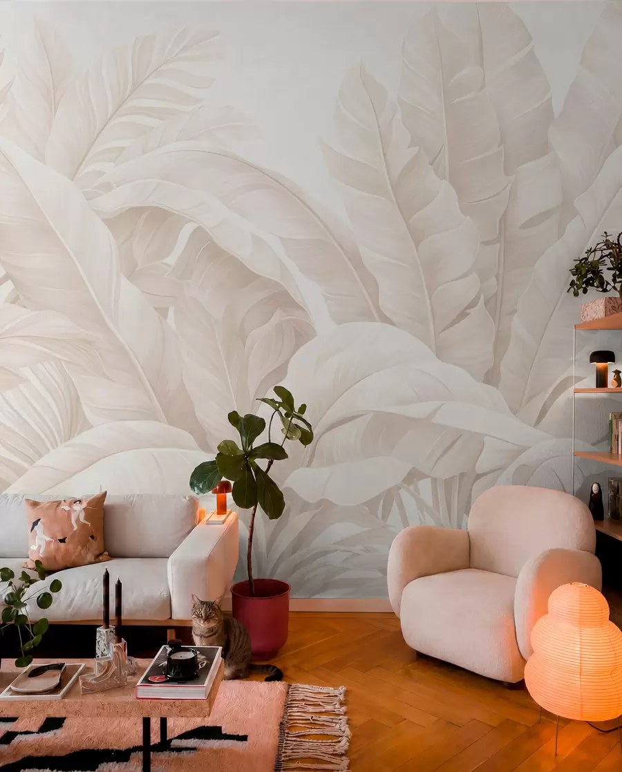 wall murals Ivory Tropics w05518