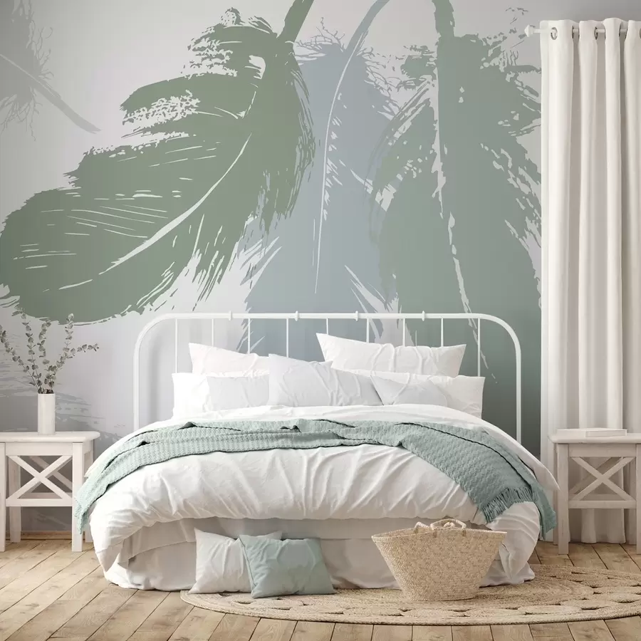 wall murals Feathers w05549v1
