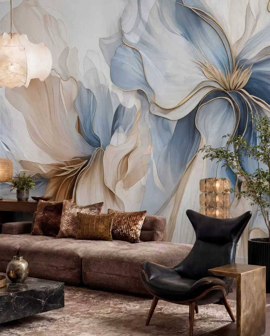 wall murals Petals of light w05578