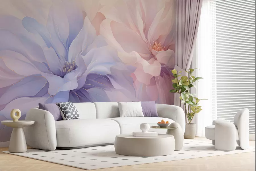 wall murals Airy Petals w05580