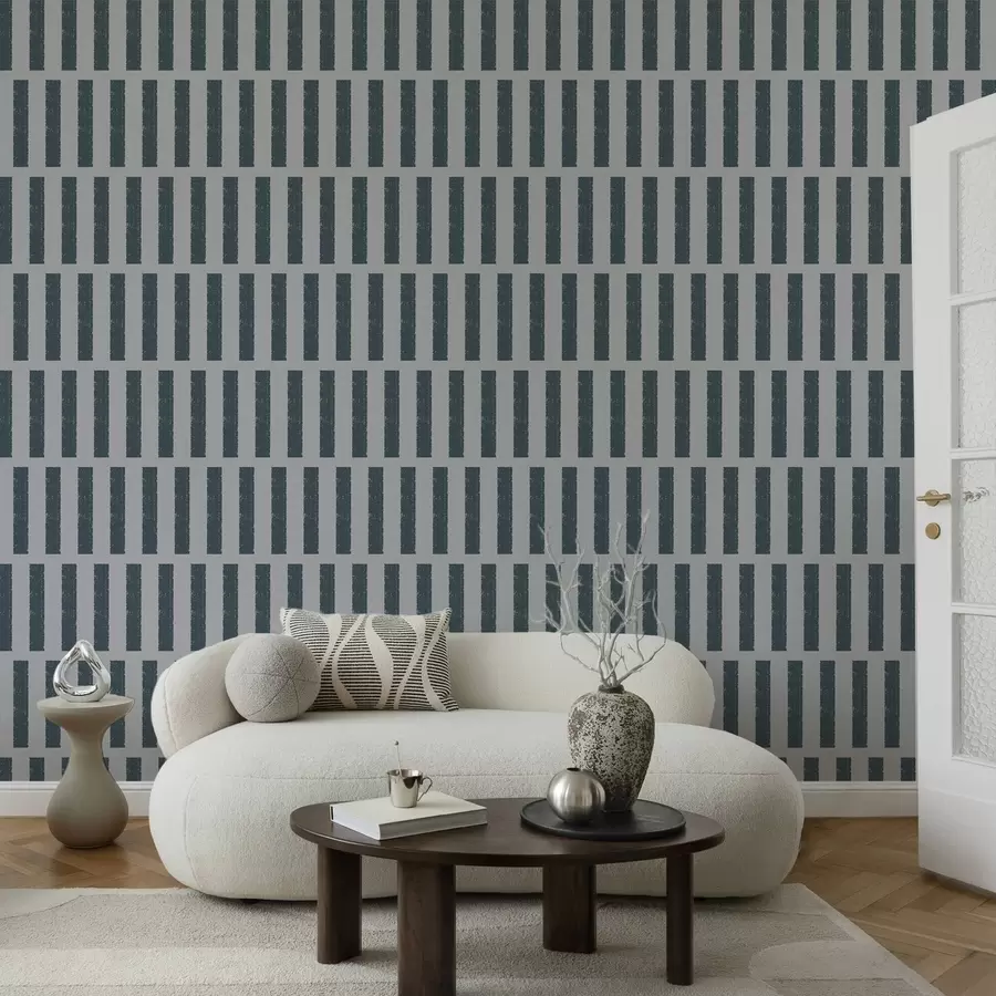 wall murals Dark gray vertical stripes on gray background a01189v4