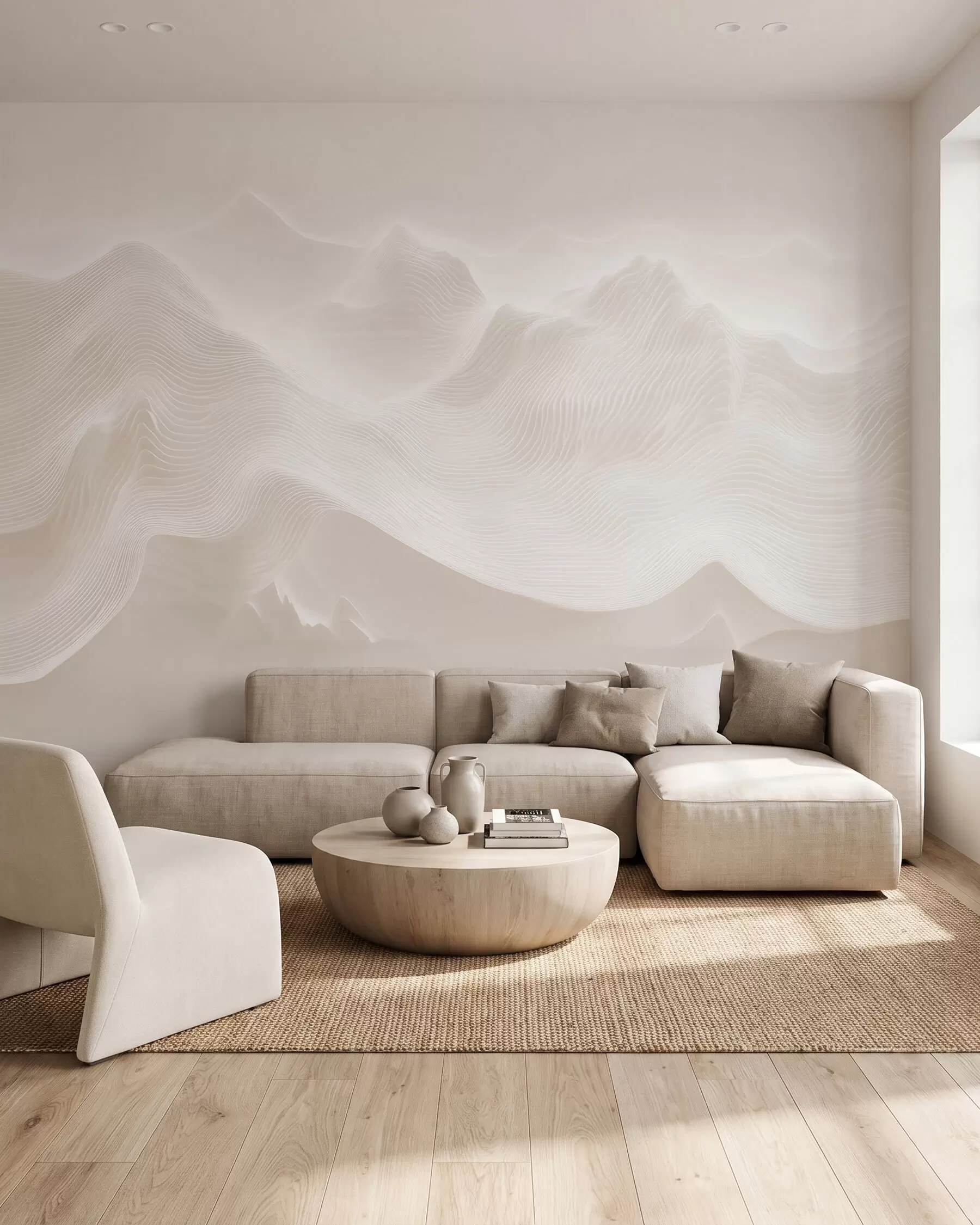 wall murals Cloud Sculpture w09713