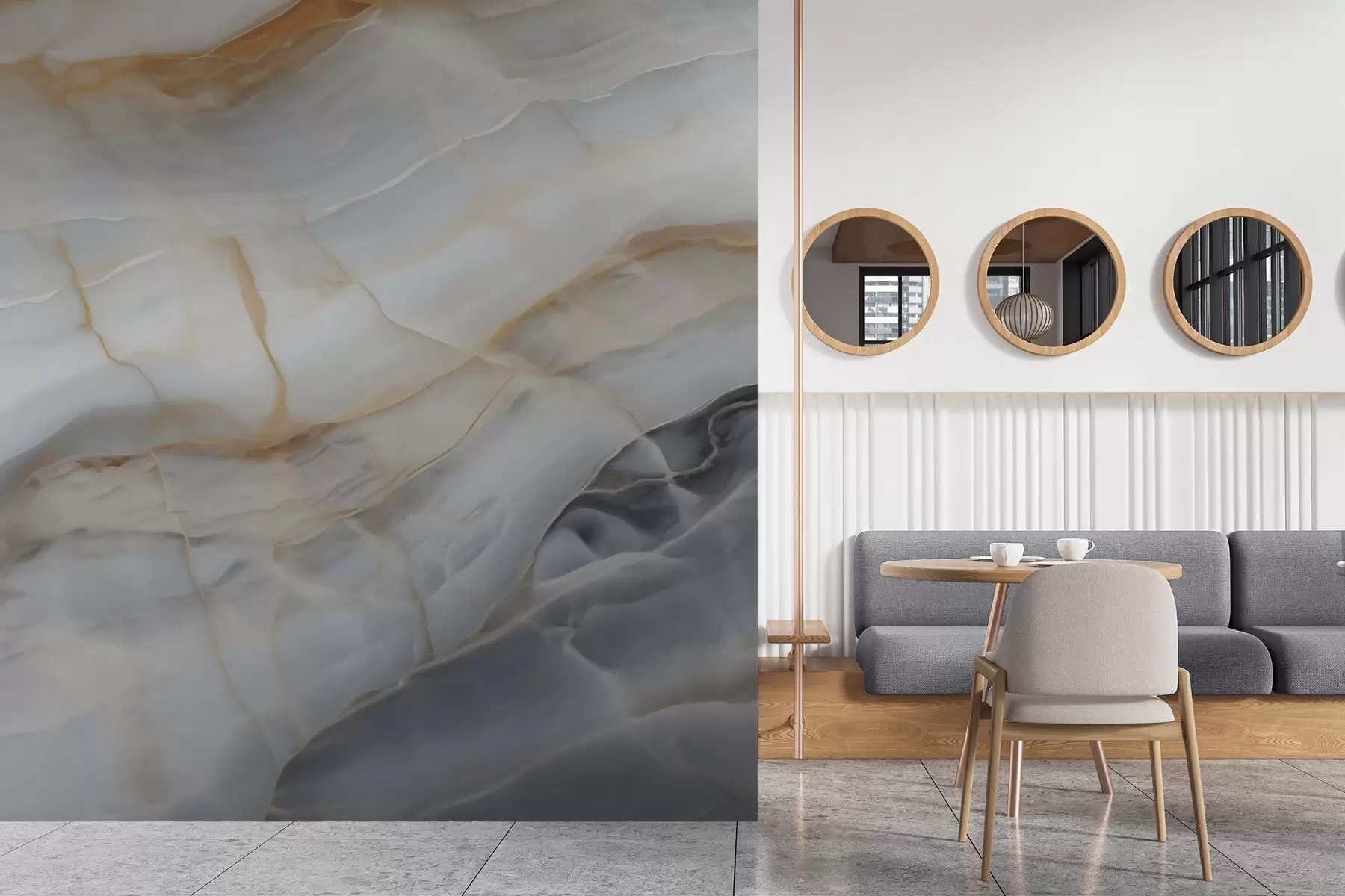 wall murals Imitation of abstract marble texture pattern w05590