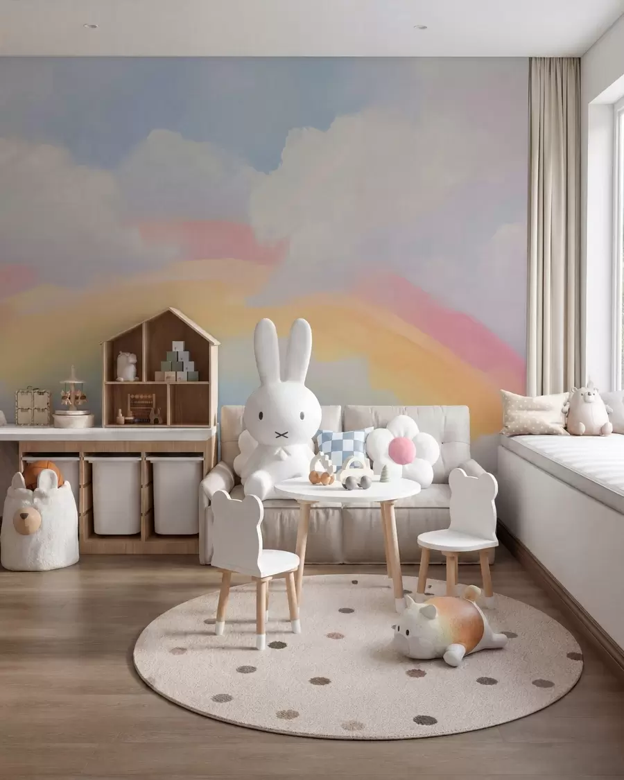wall murals Clouds and joy w05592