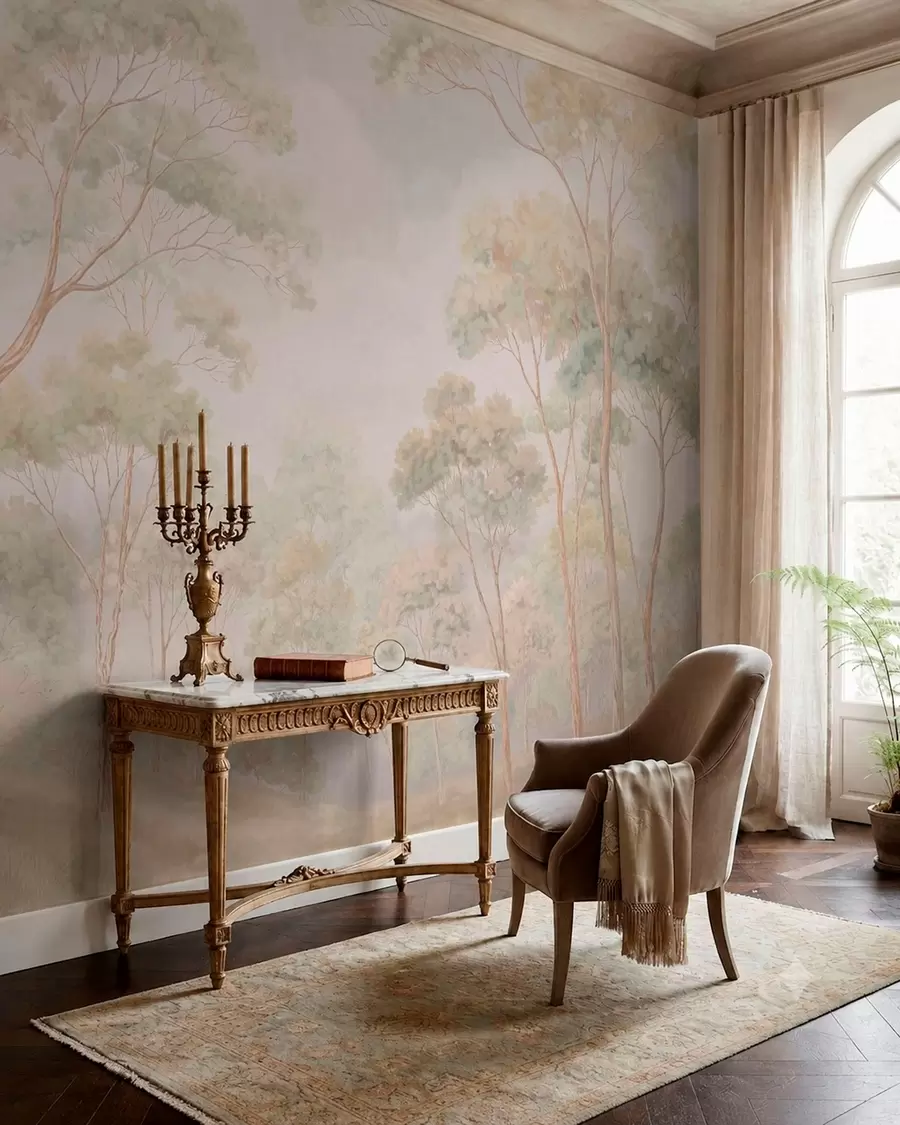 wall murals High Branches in Soft Light w05624