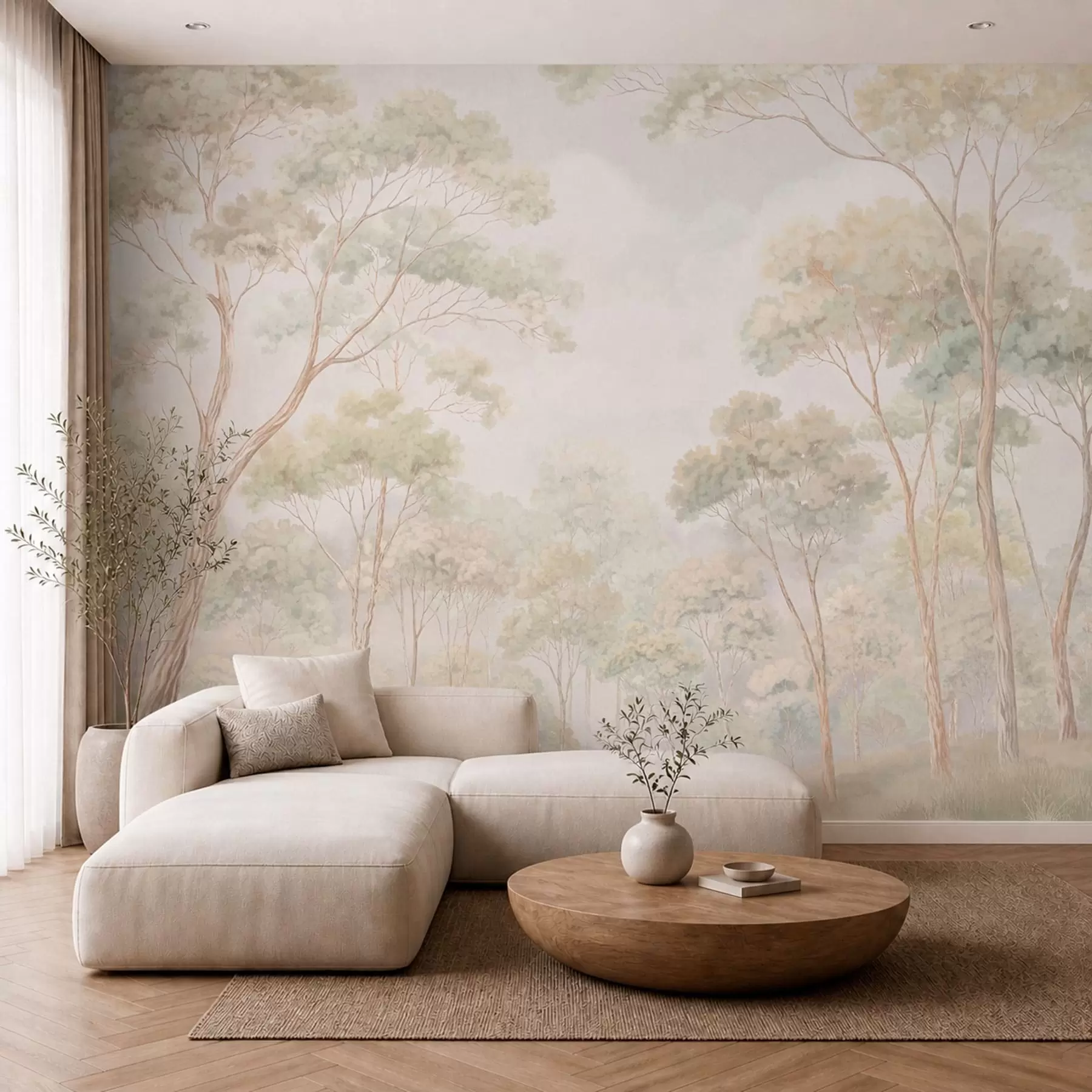 wall murals High Branches in Soft Light w05624