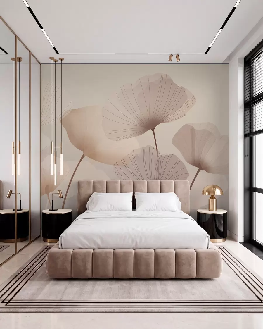 wall murals Tall Fan Petals w05212