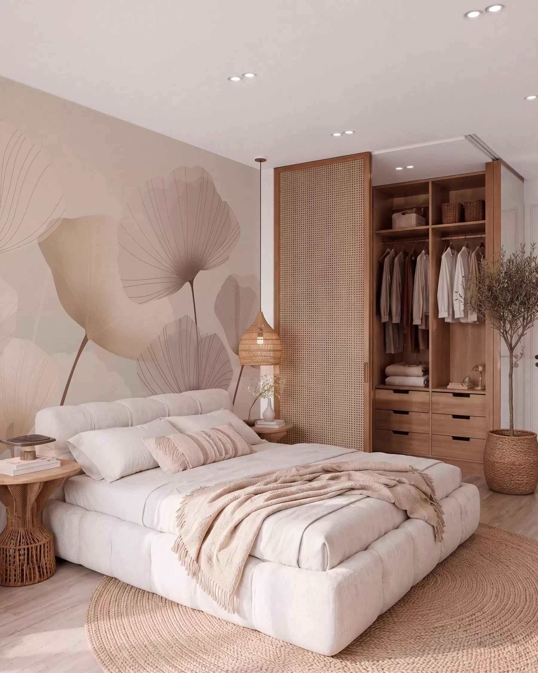 wall murals Tall Fan Petals w05212