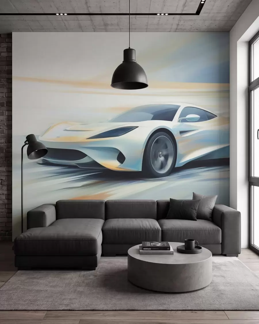 wall murals Abstract car w05636